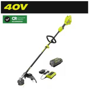 40V 15 in. Expand-It Cordless Battery Attachment Capable String Trimmer with 4.0 Ah Battery and Charger