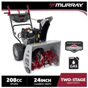 24 in. 208cc Self-Propelled 2-Stage Gas Snow Blower with Electric Start