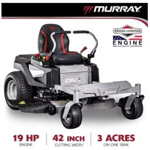 Cruz 42 in. 19.0 HP 540cc EX1900 Series Briggs and Stratton Engine Dual Hydrostatic Drive Gas Zero Turn Mower